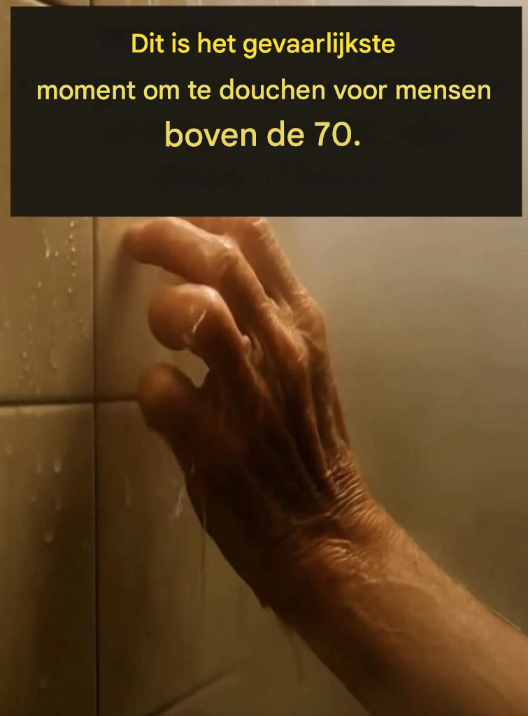 Wat is de meest risicovolle tijd om te douchen na de leeftijd van 70?
