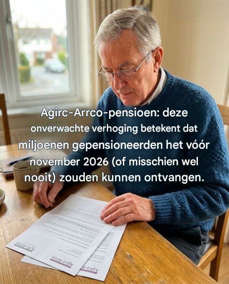 Agirc-Arrco retraite: een onverwachte toename kan miljoenen gepensioneerden treffen vóór november 2026… of nooit het daglicht zien