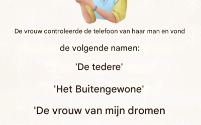 Een vrouw dacht dat haar man drie geheime minnaressen had.
