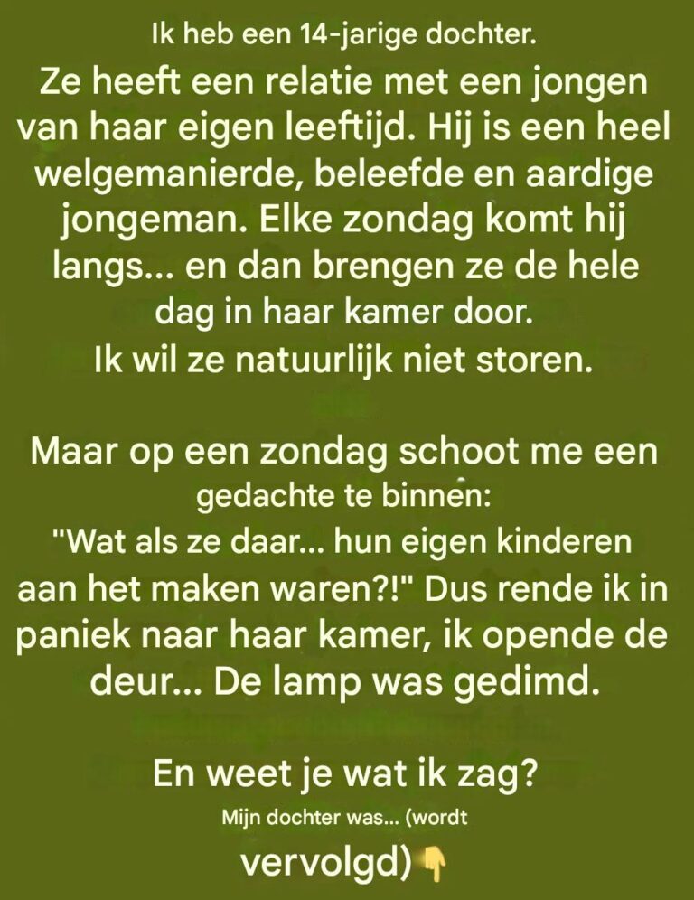 Ik raakte in paniek toen ik de deur van de kamer van mijn tienerdochter opendeed. Wat ik daar aantrof, verraste me enorm.