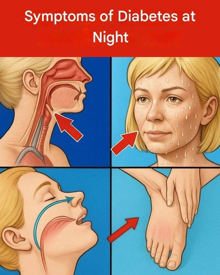 5 Diabetes Symptoms That Appear at Night👇