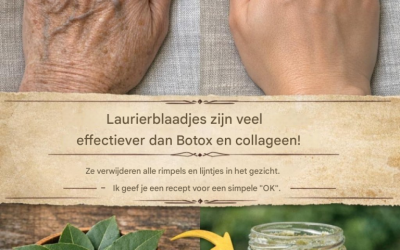 Laurierblaadjes zijn veel effectiever dan Botox en collageen! Ze elimineren alle rimpels en fijne lijntjes. Je moet iets zeggen, zodat ik mijn recepten kan blijven ontvangen.