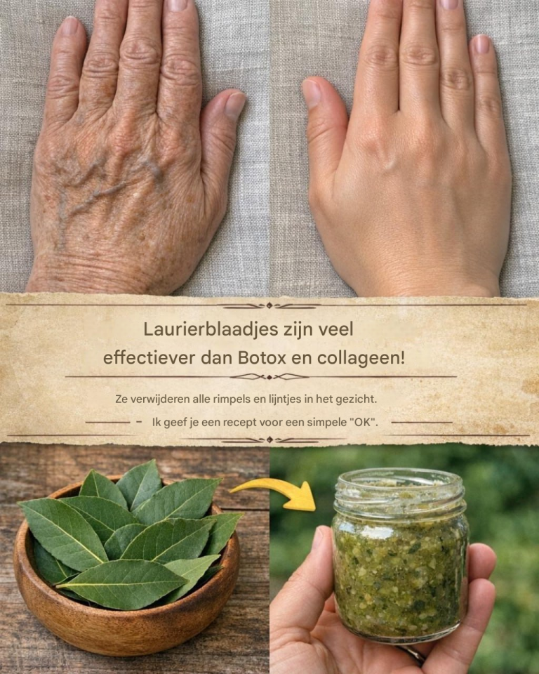 Laurierblaadjes zijn veel effectiever dan Botox en collageen! Ze elimineren alle rimpels en fijne lijntjes. Je moet iets zeggen, zodat ik mijn recepten kan blijven ontvangen.