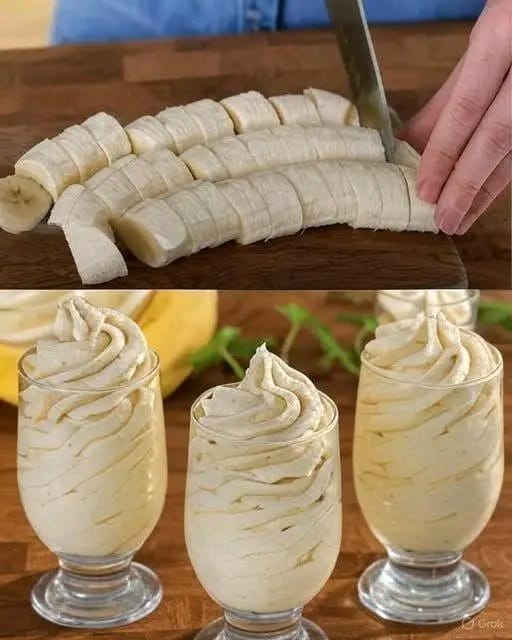 Bananenmousse in 5 minuten klaar: het beste Italiaanse dessert