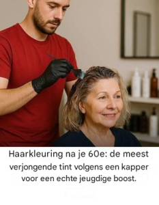 Welke haarkleur moet je kiezen na 60 voor een jeugdige look? Een kapper deelt zijn advies