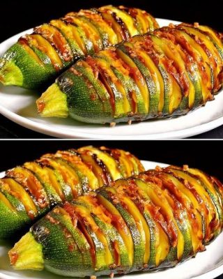 Het ultieme recept voor Hasselback Courgette